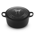 Cast Iron Classic Round CasseroleMatte Black image number 2